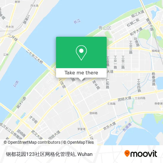 钢都花园123社区网格化管理站 map