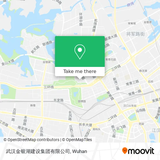 武汉金银湖建设集团有限公司 map