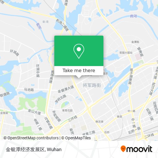 金银潭经济发展区 map