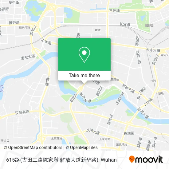 615路(古田二路陈家墩-解放大道新华路) map