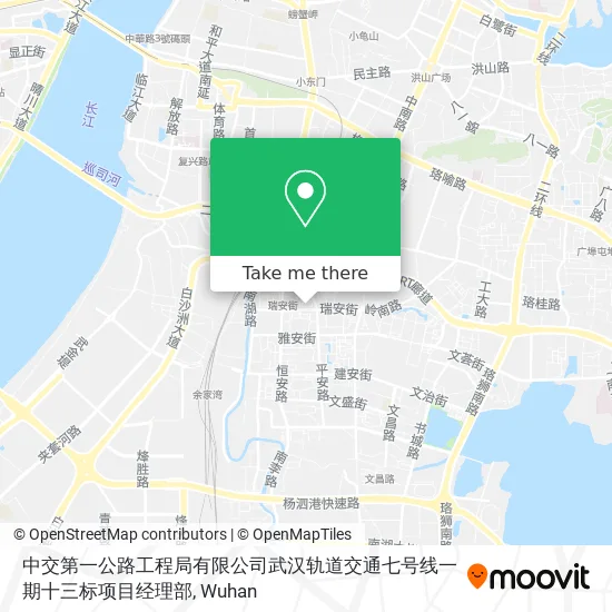 中交第一公路工程局有限公司武汉轨道交通七号线一期十三标项目经理部 map