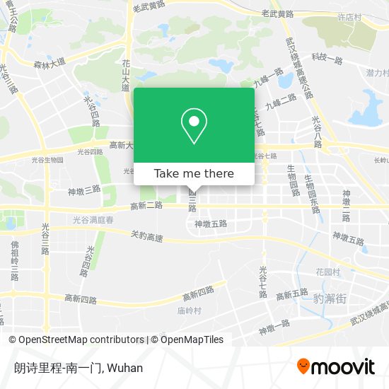 朗诗里程-南一门 map
