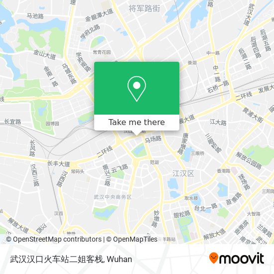 武汉汉口火车站二姐客栈 map