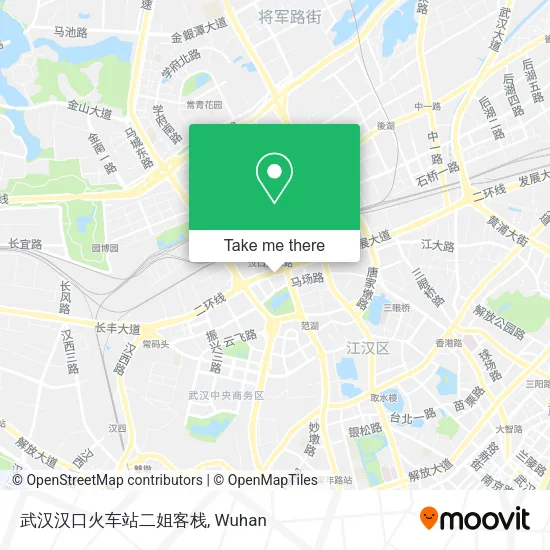 武汉汉口火车站二姐客栈 map
