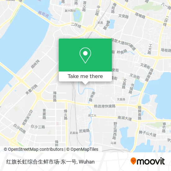 红旗长虹综合生鲜市场-东一号 map