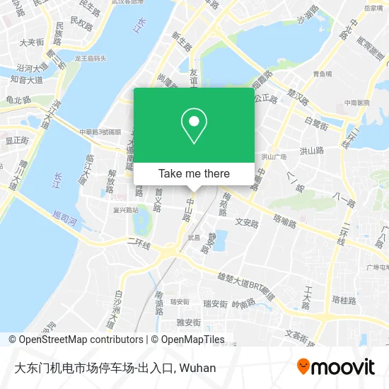 大东门机电市场停车场-出入口 map