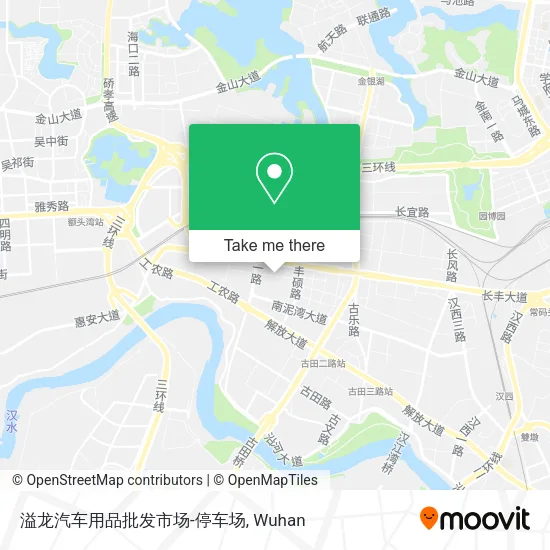 溢龙汽车用品批发市场-停车场 map