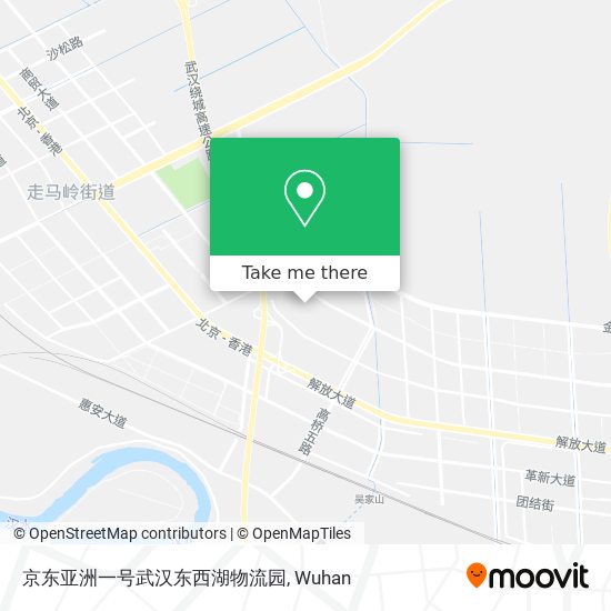 京东亚洲一号武汉东西湖物流园 map