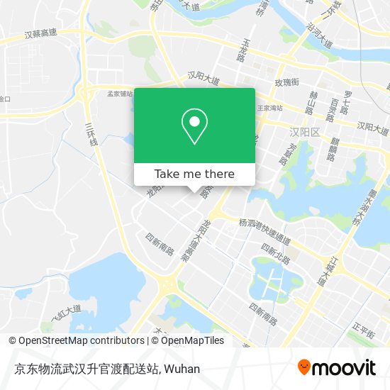 京东物流武汉升官渡配送站 map