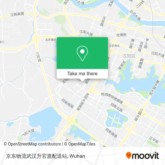 京东物流武汉升官渡配送站 map