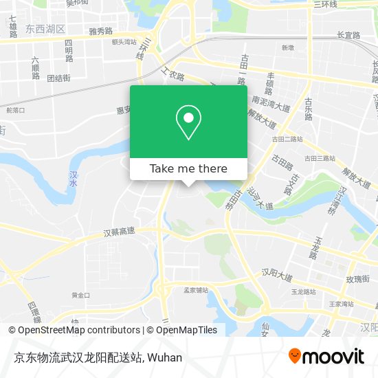 京东物流武汉龙阳配送站 map
