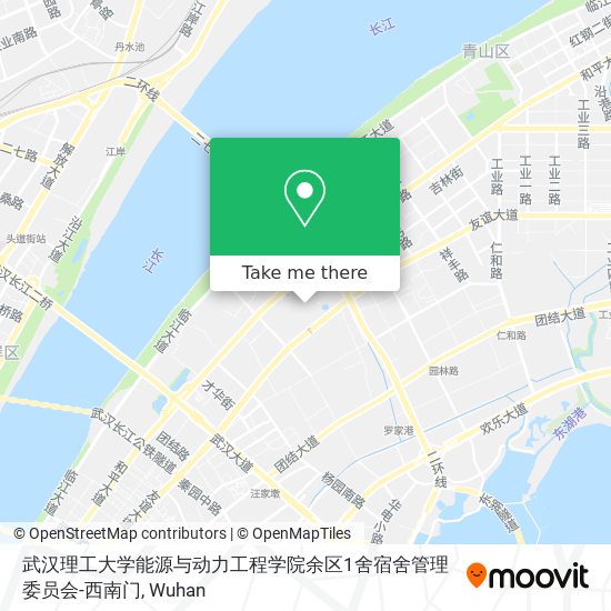 武汉理工大学能源与动力工程学院余区1舍宿舍管理委员会-西南门 map