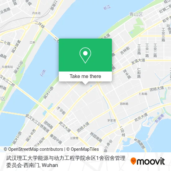 武汉理工大学能源与动力工程学院余区1舍宿舍管理委员会-西南门 map