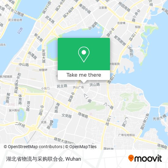 湖北省物流与采购联合会 map