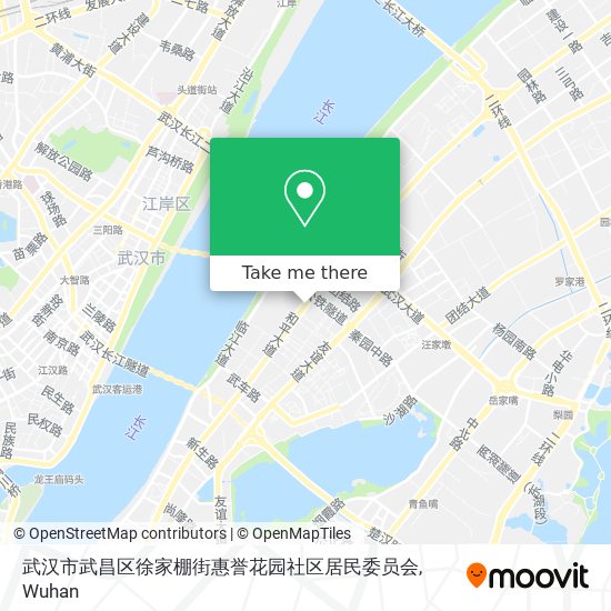武汉市武昌区徐家棚街惠誉花园社区居民委员会 map