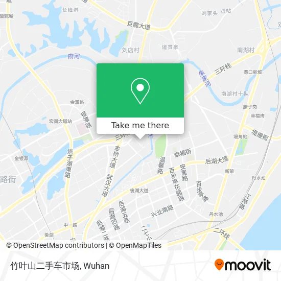 竹叶山二手车市场 map