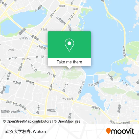 武汉大学校办 map
