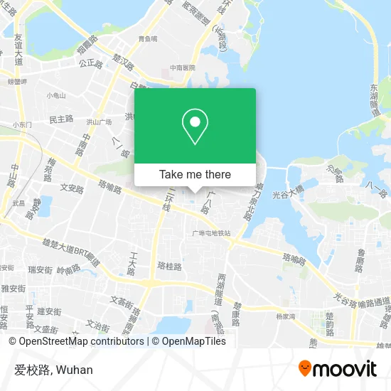 爱校路 map