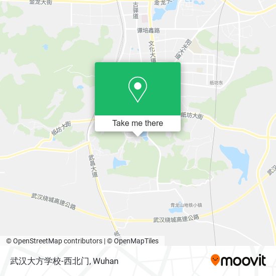 武汉大方学校-西北门 map