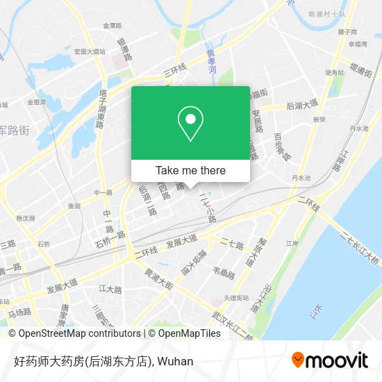 好药师大药房(后湖东方店) map