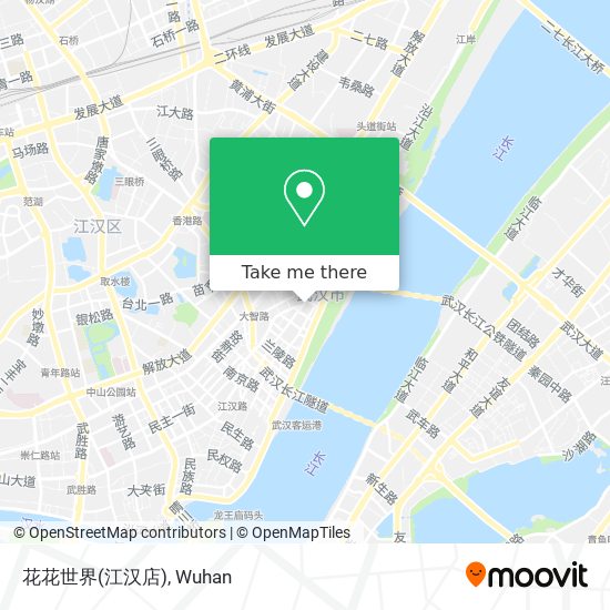 花花世界(江汉店) map