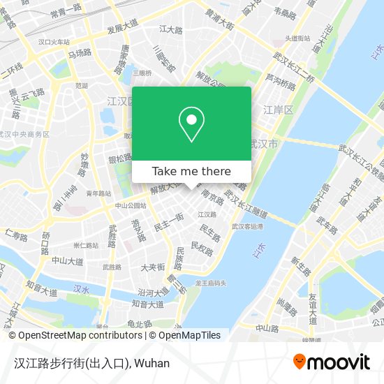 汉江路步行街(出入口) map