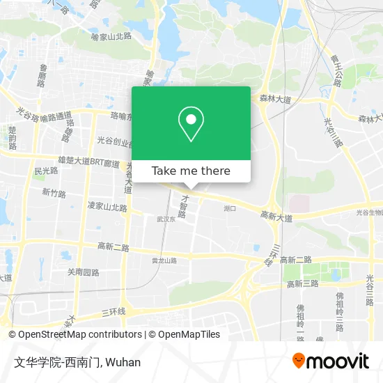 文华学院-西南门 map