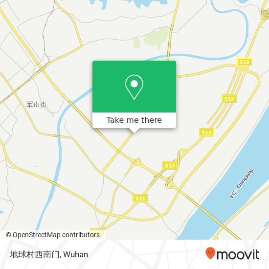 地球村西南门 map