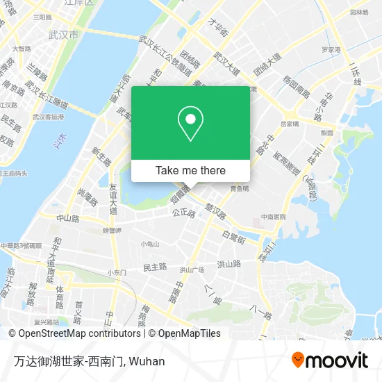 万达御湖世家-西南门 map