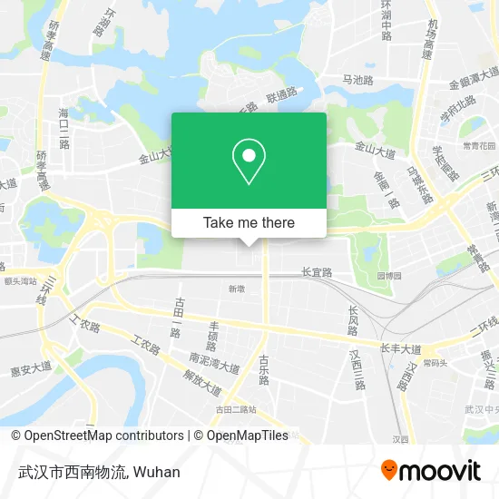 武汉市西南物流 map