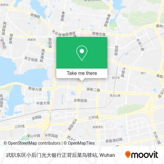 武职东区小后门光大银行正背后菜鸟驿站 map