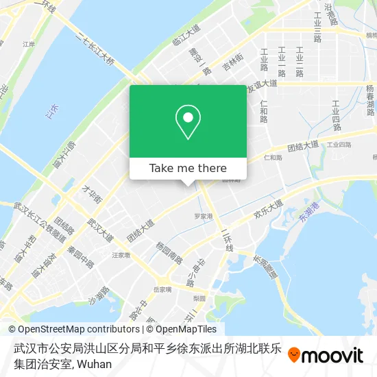 武汉市公安局洪山区分局和平乡徐东派出所湖北联乐集团治安室 map