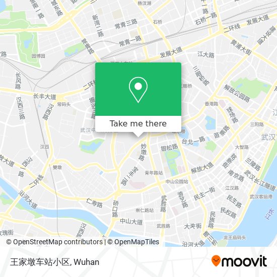 王家墩车站小区 map