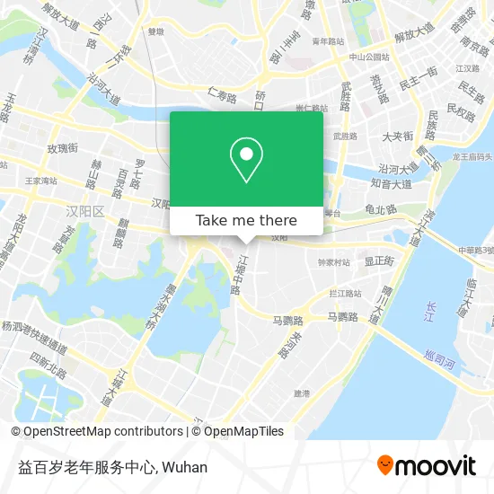 益百岁老年服务中心 map