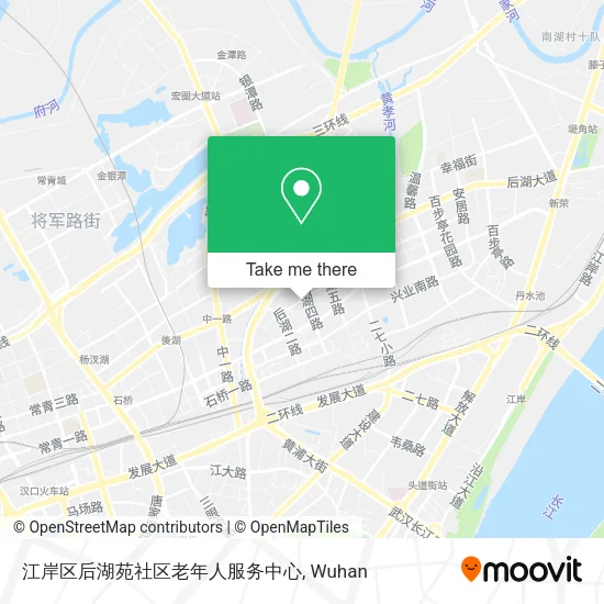江岸区后湖苑社区老年人服务中心 map