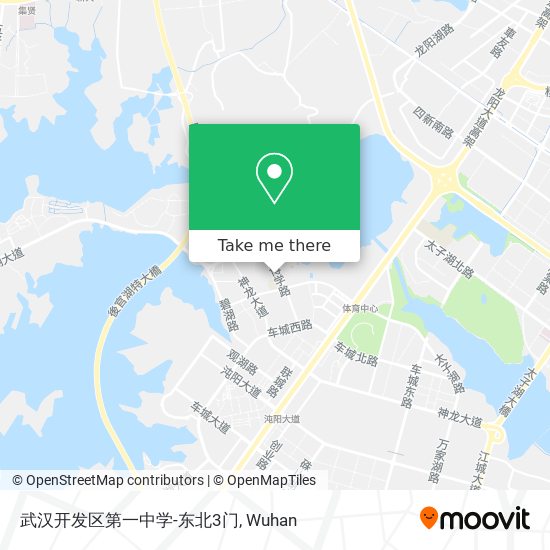 武汉开发区第一中学-东北3门 map