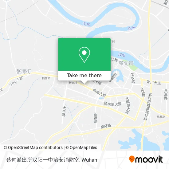 蔡甸派出所汉阳一中治安消防室 map
