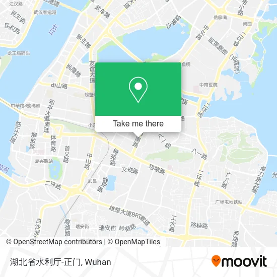 湖北省水利厅-正门 map