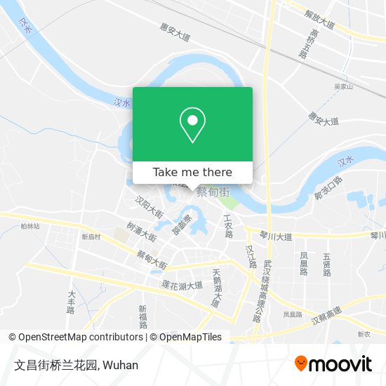 文昌街桥兰花园 map