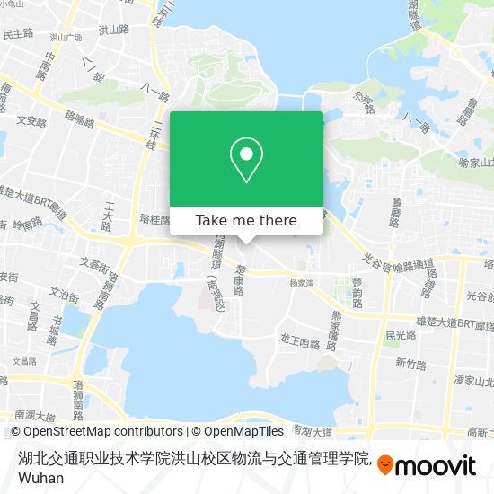 湖北交通职业技术学院洪山校区物流与交通管理学院 map