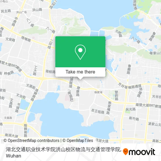 湖北交通职业技术学院洪山校区物流与交通管理学院 map