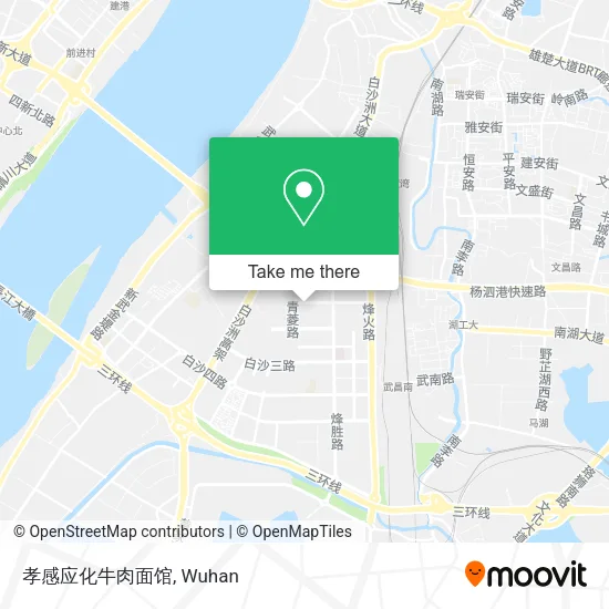 孝感应化牛肉面馆 map