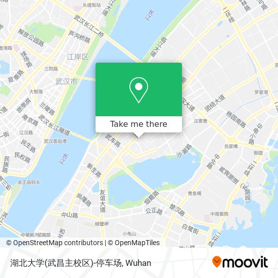 湖北大学(武昌主校区)-停车场 map