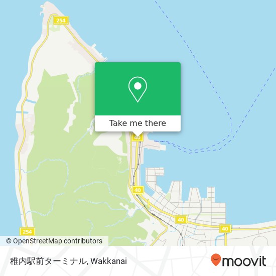 稚内駅前ターミナル map