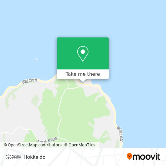 宗谷岬 map