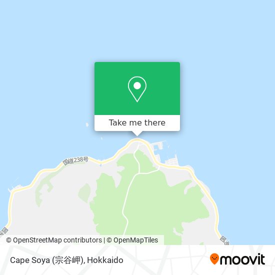 Cape Soya (宗谷岬) map