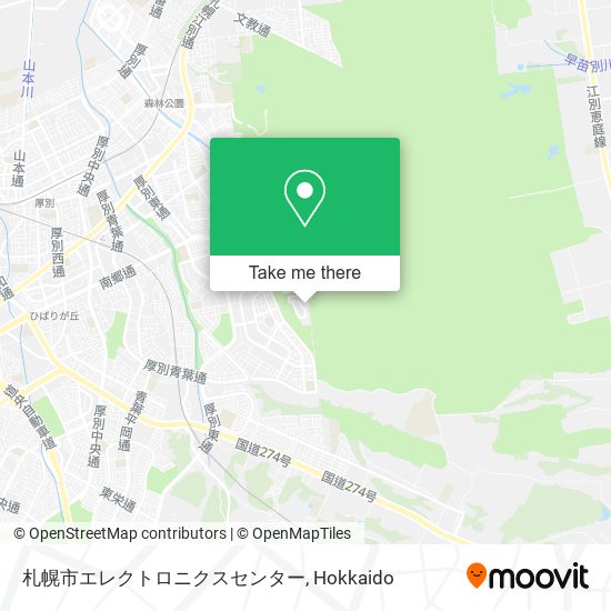 札幌市エレクトロニクスセンター map