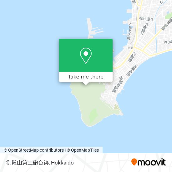 御殿山第二砲台跡 map