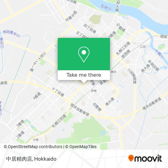 中居精肉店 map