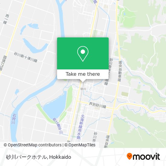 砂川パークホテル map